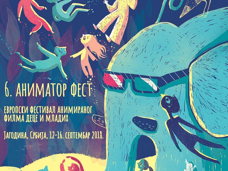 The official poster of the 6th Animator Fest was designed by our dear Marica Kicušić
